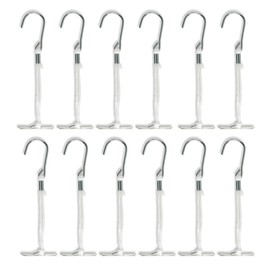 Pattern Making Hooks (12 Pieces) - Excellent for Hanging Permanent Patterns Made of oaktag or Manila Pattern Paper. Made of Hardened Steel. A Must for Professionals, Dressmakers