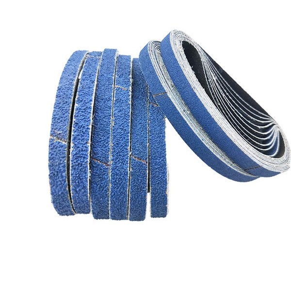 Zirconium corundumSanding Belts,13 x 457 mm Each 5 x Grain 60/80/100/120/240/320 for Black & Decker Powerfeile Sanding Paper Sanding Belt Set 30pieces