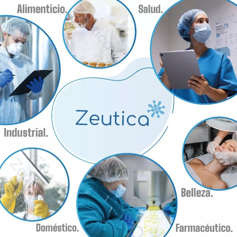 ZEUTICA Cofia Gorro Tipo Gusano/plisada Desechable 100 Pzas