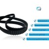 Bulktex Double Timing Belt 1600 x 20 Suitable for Many
