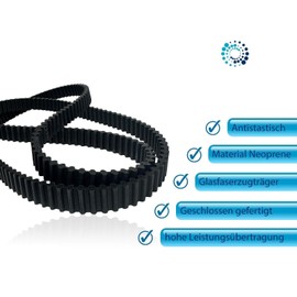 Bulktex Double Timing Belt 1600 x 20 Suitable for Many Ride-on Mowers Lawn Tractors