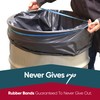 Rubber Bands 95-96 Gallon Trash Cans - Garbage Bag Holder
