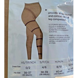 Motherhood Maternity NEW MOTHERHOOD MATERNITY COMPRESSION LEGGING STEEL GRAY LARGE