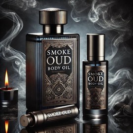ASMARKET Comparable to Smoke Oud Alcohol-Free Perfume Oil for Men & Women – Long Lasting Fragrance, 98% True-to-Scent, Clean Perfume, Travel Size Roll-On Glass Bottle – 8ml, Oud, Amber, Musk