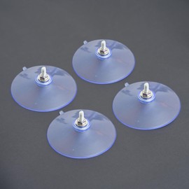 Fampety 4PCS Heavy Duty Suction Cup for Hanging Heavier Item,D3.35 Huge Cup,Metal Bolt & Nut Assembly,Replacement Solution of Heavy Cat Window Perch Hammock Bed Seat,Bird Feeder,Easy Install & Remove