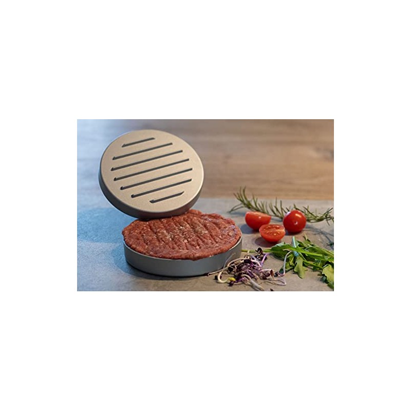 Brandsseller Burger Press Approx. Diameter 12 cm Cast Aluminium Hamburger