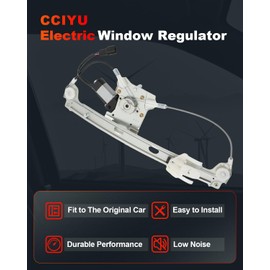 cciyu Power Window Regulator With Motor Replacement for 2008-2009 for Buick Allure,2005-2009 for Buick LaCrosse Rear Left Driver Side