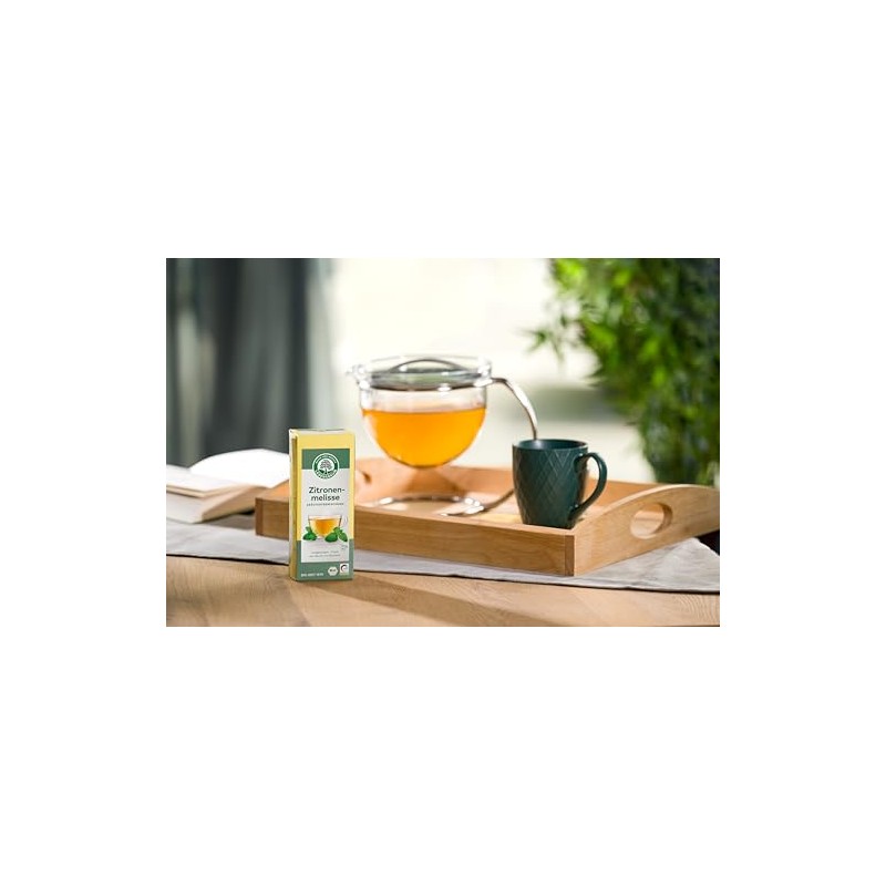 LEBENSBAUM 3 x Lemon Balm Organic Herbal Tea Blend, Organic