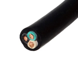 10/3 Bulk Cable 10 Foot - SOOW Jacket, 30 Amps, 3 Wire, 600v - Water and Oil Resistant