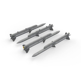 Eduard EDB672220 1:72-AIM-120A/B AMRAAM Model Kit Brassin, Various