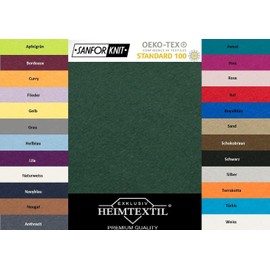 EXKLUSIV HEIMTEXTIL Brand Jersey Fitted Sheet Flat Sheet Elasticated Hem