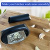 Garlic Crusher Garlic Press Set by Magla, Including Cleaning Brush