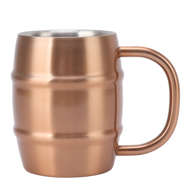 Stainless Steel Beer Mug Double Layer Insulation Multipurpose Safe Ergonomic