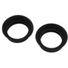 2 pieces eyepiece eyecup/protection rubber eyepiece cover circumference accessory for