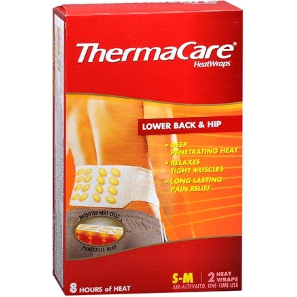 ThermaCare Heatwraps Small-Med Back & Hip 2 Each (Pack of 11)