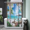 Ulticool Shower Curtain - Beach Sea Nature - 120 x