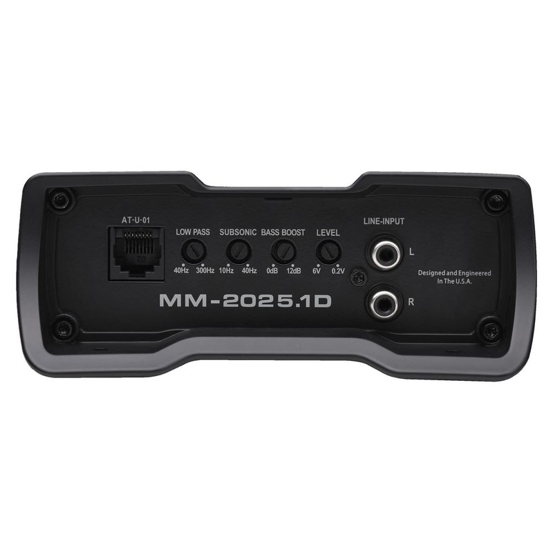 Autotek MM-2025.1D Mean Machine 2000 Watt Amplifier, 1-Ohm Stable Compact
