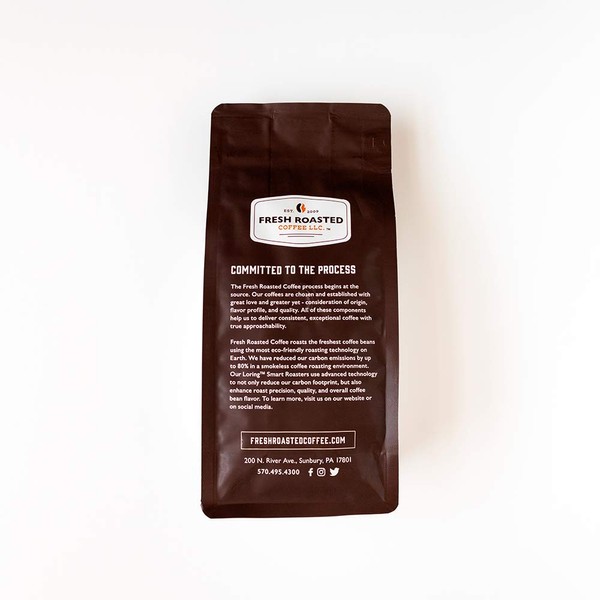 Fresh Roasted Coffee LLC, Dark Colombian Supremo Coffee, Medium-Dark Roast, Whole Bean, 12 Ounce Bag