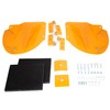 HECASA Universal Heavy Duty Snow Plow Pro-Wing Blade Extenders Extensions