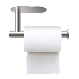 Kitchen Roll Holder – No Drilling for Bathroom and Kitchen – Kitchen Roll Holder Silver, Stainless Steel Paper Roll Holder, Kitchen Roll Holder Wall