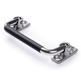 YUDTKK 304 Stainless Steel Foldable Cabinet and Drawer Pull Handles, 90 Degree Folding with Rubber Grip,4-1/2inch Length,1 Pack