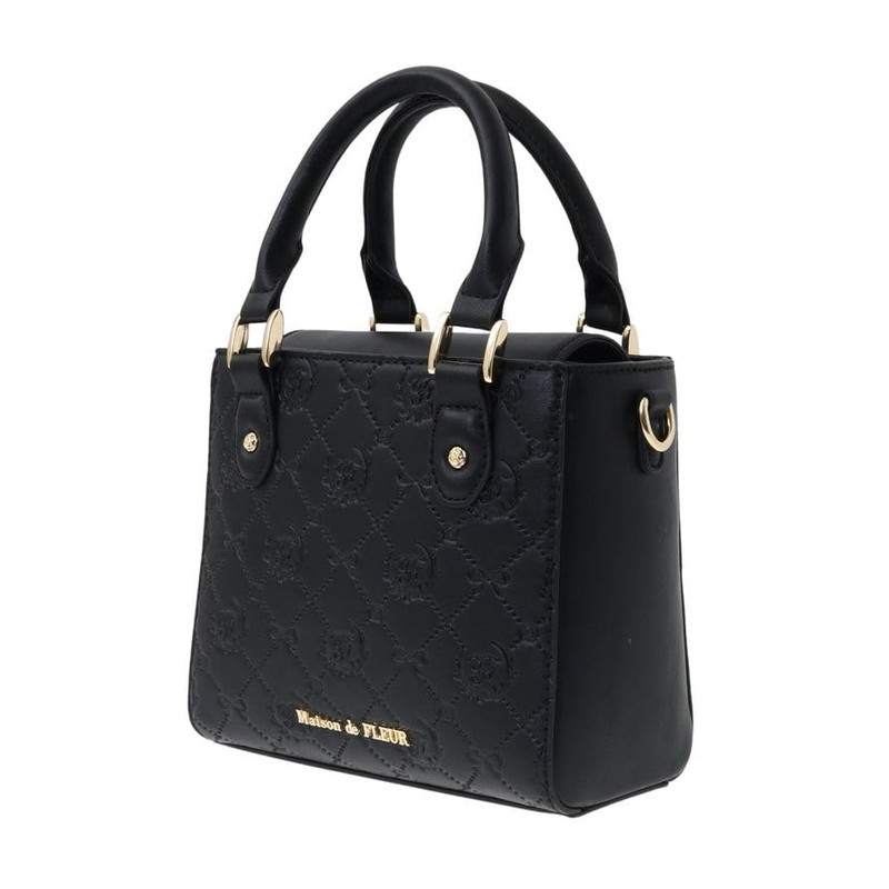 Maison de Fleur Apparel Monogram Mini Shoulder Bag, Pink