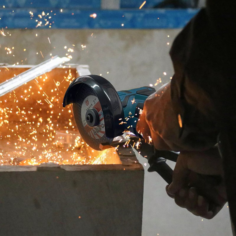 Zistel 12V Brushless Cordless Angle Grinder Set with Li-ion Battery