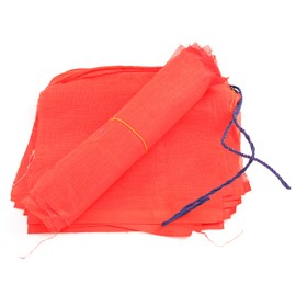 YAKEBA Wish Flags Red 100% Cotton 4.20 Metres 20 Flags (Each 17 x 17 cm) Flags Garland Bunting Fabric Outdoor Flag Garden