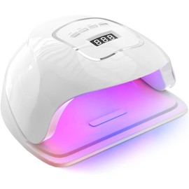 Nail Fungus Care Light for Multiple Toenail and Fingernail, Nail Repair Solution for Damaged Discolored Thick Nails, Nail Care Lamp with 4 Timer, Auto-Sensing, Safe & Effective