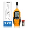 Digital Psychrometer Thermometer Hygrometer with Backlight, ERAY Temperature and Humidity