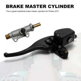 MDEOOSKY Front Left & Rear Brake Master Cylinder Replacement for Polaris ATV PRO 500 4X4 PPS Magnum PTV 4X4 SERIES Scrambler Trail Blazer Xpedition, 2010196 2010233 1910684 2050078