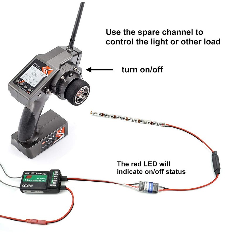 RC Remote Controlled AUX on/Off Electronic Switch Relay for Car
