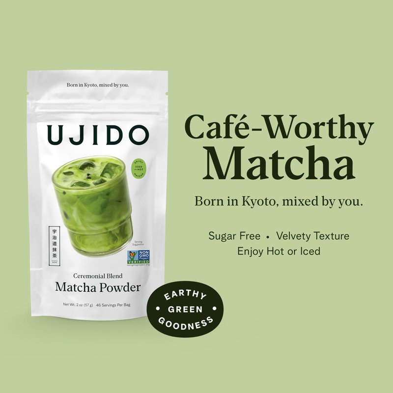 Ujido The Path of Zen Japanese Matcha Green Tea Powder