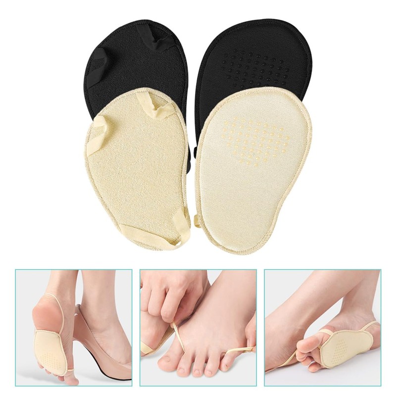 Baluue 5sets Forefoot Pads for Women Shoe Pads Comfortable High