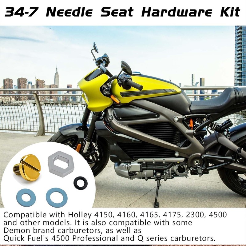 2Pack 34-7 Needle & Seat Hardware Kit compatible with Holley
