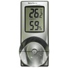 Technoline Window Thermometer WS 7025 with Temperature and Humidity Display,
