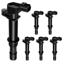 SCITOO 6Pcs Ignition Coil UF270 for Mitsubishi for Raider 4.7L 2006-2007 for Raider 3.7L 2006-2009 for Jeep Liberty 3.7L 2002-2008 for Cherokee 5.7L 2007 UF399 UF297