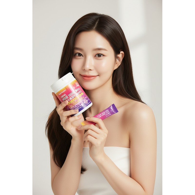 Real Doctor Biotin 10000 Plus Low Molecular Collagen Peptide Protein