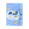 Sunstar Stationery S2173115 Stationery Goods, Clear File, 5 Pockets, Fluffy