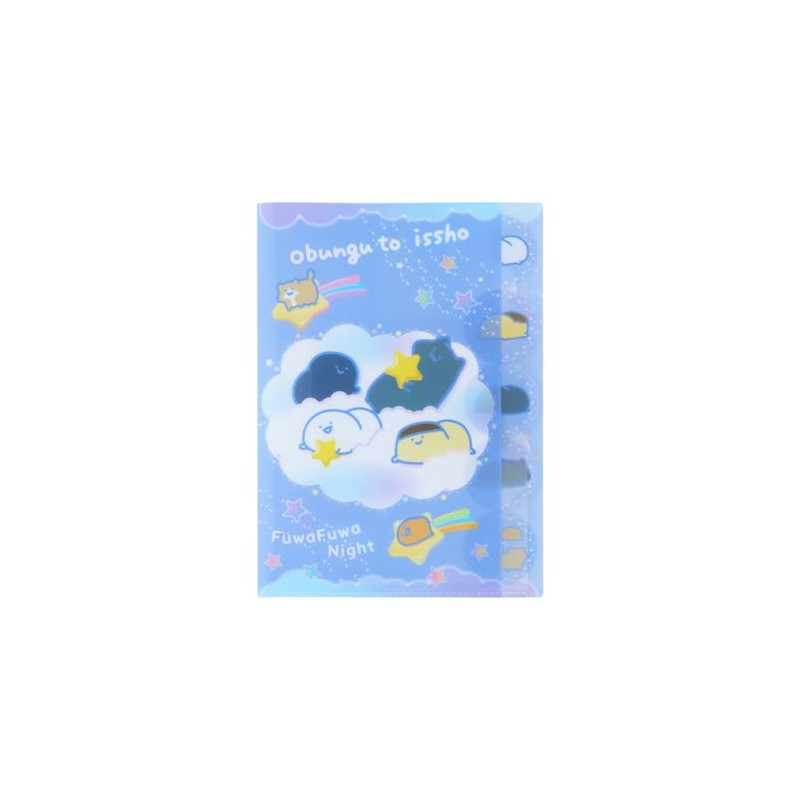 Sunstar Stationery S2173115 Stationery Goods, Clear File, 5 Pockets, Fluffy