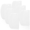 6Pcs Plastic Bread Scraper Hard Bench Scraper 5.3x3.54'' Flexible Dough