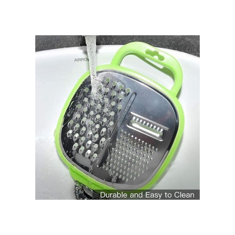 Graters for Kitchen with Container & Lid for Cheese, Vegetables,