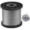 Wire Rope, 1/16 Steel Wire, Stainless Steel 304 Cable, 328FT