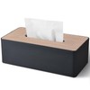 KINGFOM Tissue Case Modern Design Tissue Box Luxury PU Leather
