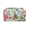 Oamsistay Wildflower Rectangle Tissue Box Cover Modern PU Leather Rectangular