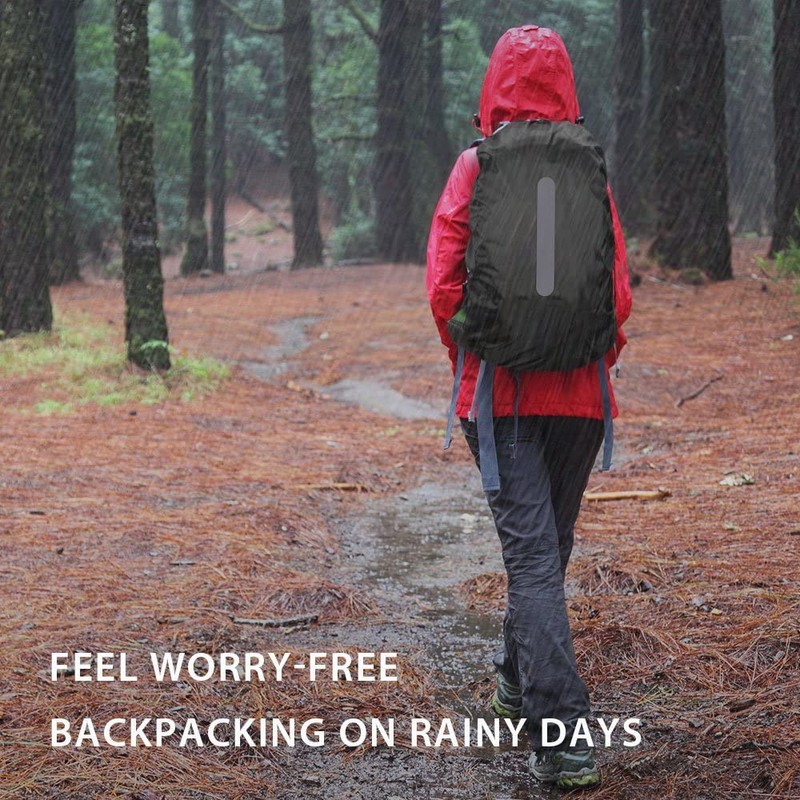 MOPHOEXII 2 Pack Waterproof Rain Cover for Backpack, Backpack Rain