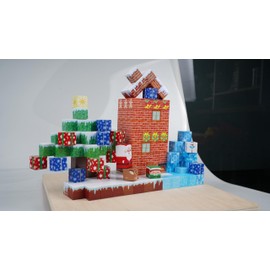 Christmas Magnetic Blocks-150PCS Magnetic Building Blocks Magnetic Tiles Stacking, Build Mine Magnet World Set, STEM Montessori Sensory Toys for Kids Boys Girls Ages 4-8 Christmas Birthday Gifts