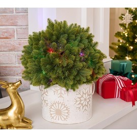 QVC Bethlehem Lights 15" Sphere with 3-in-1 Micro LEDs - Color: Snow Kissed