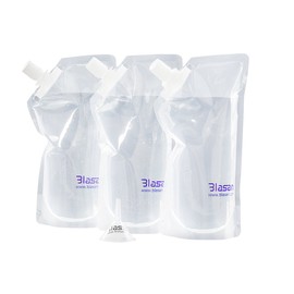 BLASANI Concealable Cruise Ship Rum Sneak Flask Kit Set (3 X 32 oz)