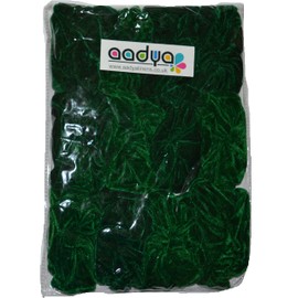 Aadya® 12 Velvet Hair Scrunchies Elastic Scrunchy Hair Bobbles Hair Band. (Green)